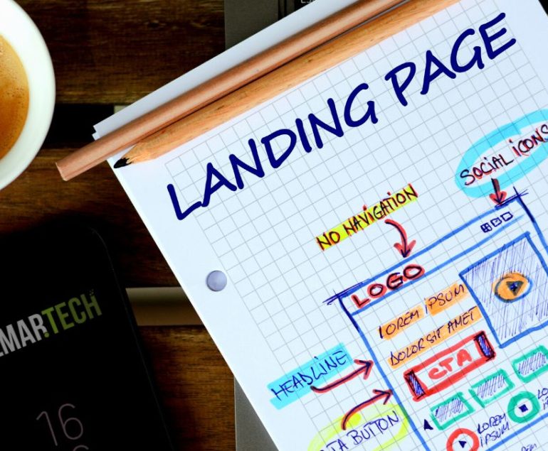 landing page