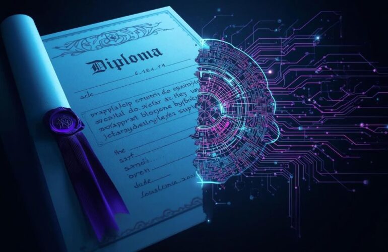 Diplome vs intelligence artificielle etudes