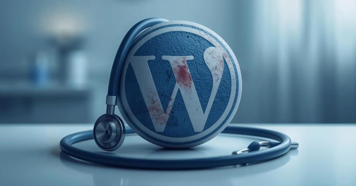 logo wordpress  malade  docteur