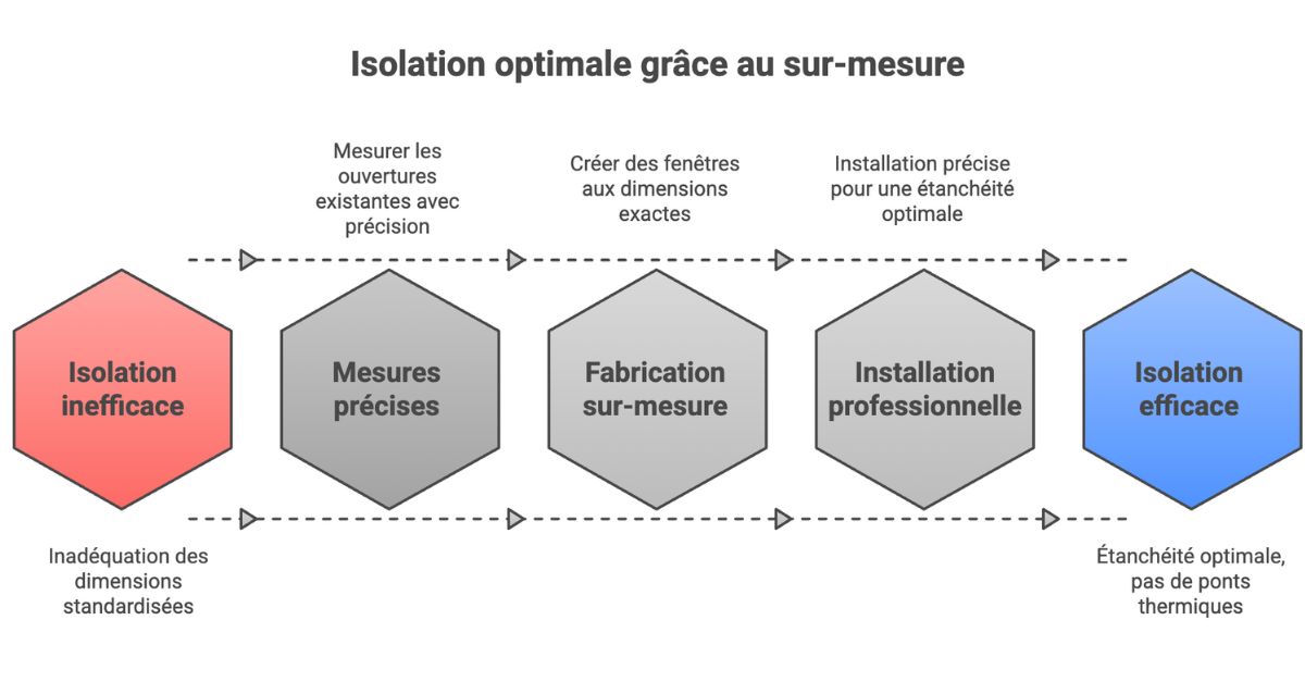 L'importance du sur-mesure pour une isolation optimale